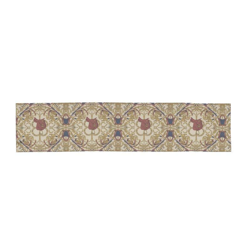 Equestrian Heritage Silk Scarf — Creo Fleur Atelier