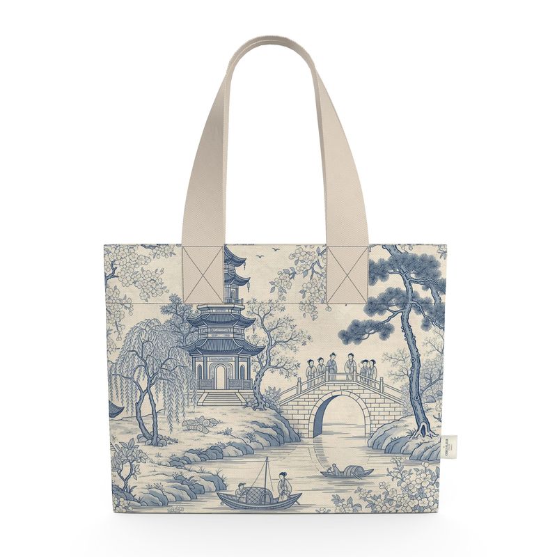 Tote Bag · Creo Fleur Atelier — atelier-printed silk piece, image 4