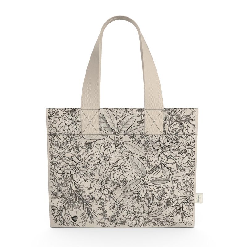 Tote Bag · Creo Fleur Atelier — atelier-printed silk piece, image 5
