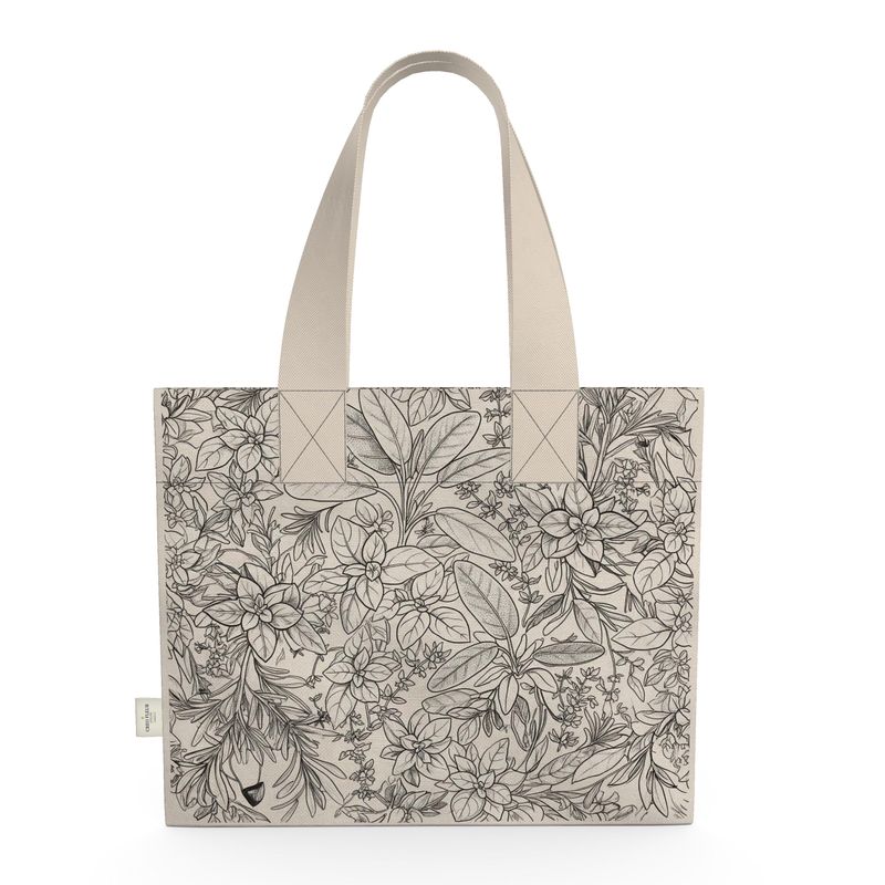 Tote Bag · Creo Fleur Atelier — atelier-printed silk piece, image 6