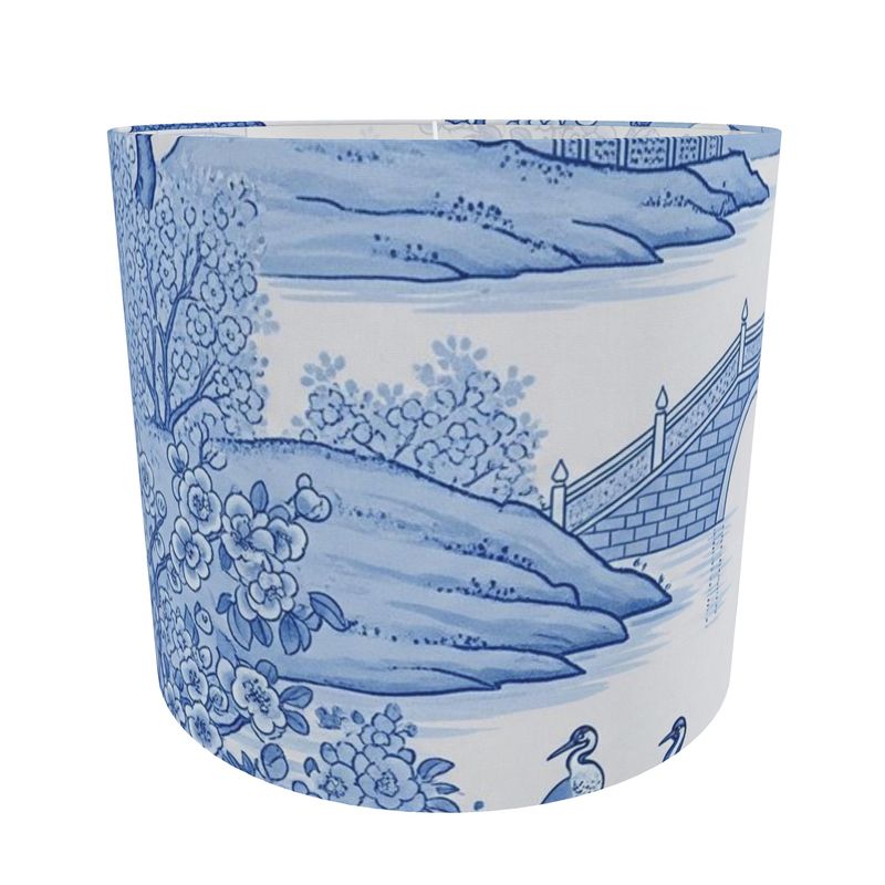 Drum Lamp Shade · Creo Fleur Atelier — atelier-printed silk piece, image 5