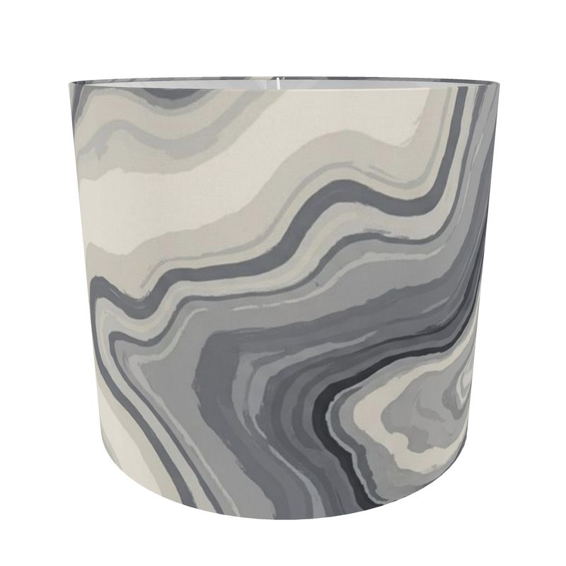 Drum Lamp Shade · Creo Fleur Atelier — atelier-printed silk piece, image 5