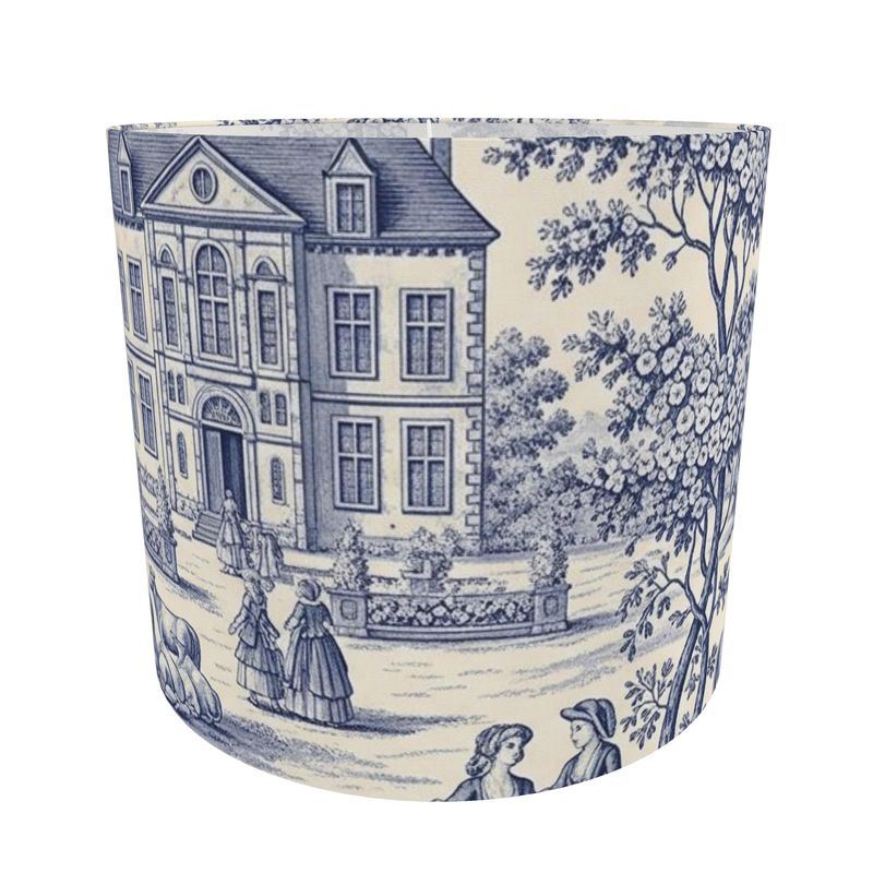 Drum Lamp Shade · Creo Fleur Atelier — atelier-printed silk piece, image 4