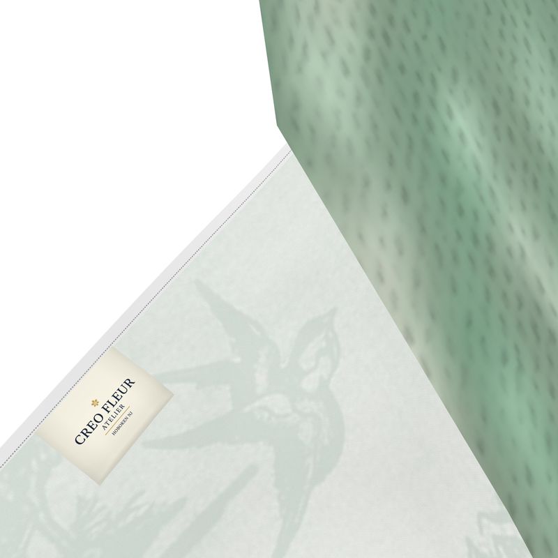 La Demoiselle — Toile Bridesmaid Halter (Dusty Green Dark)