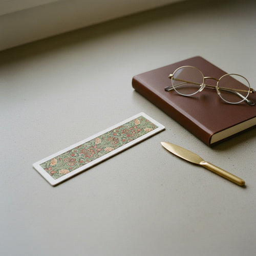 Creo Fleur Atelier — Bookmark — William Morris Peacock