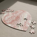 Creo Fleur Atelier — Heart Jigsaw Puzzle — Marbled Stone Heart