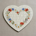 Creo Fleur Atelier — Heart Jigsaw Puzzle — Pressed Wildflower Heart