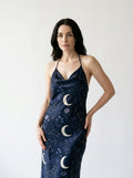 La Nuit Étoilée — Midnight Silk Slip