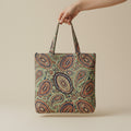 Creo Fleur Atelier — Tote Bag — Muted Paisley Heritage