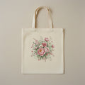 Creo Fleur Atelier — Tote Bag — Watercolor Botanical Scatter
