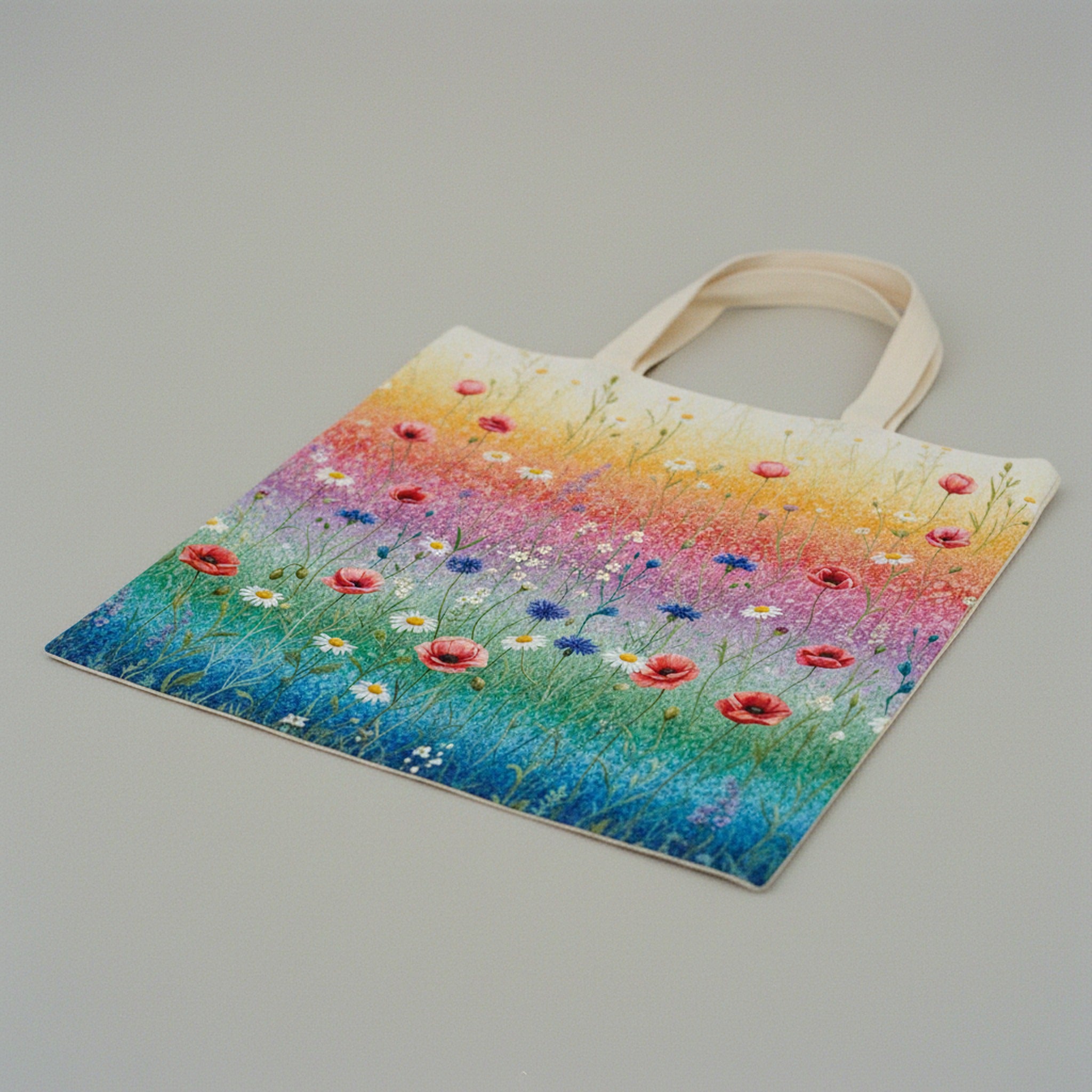 Creo Fleur Atelier — Tote Bag — Wildflower Meadow Gradient