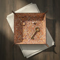 Creo Fleur Atelier — Trinket Tray — Heritage Paisley Terracotta