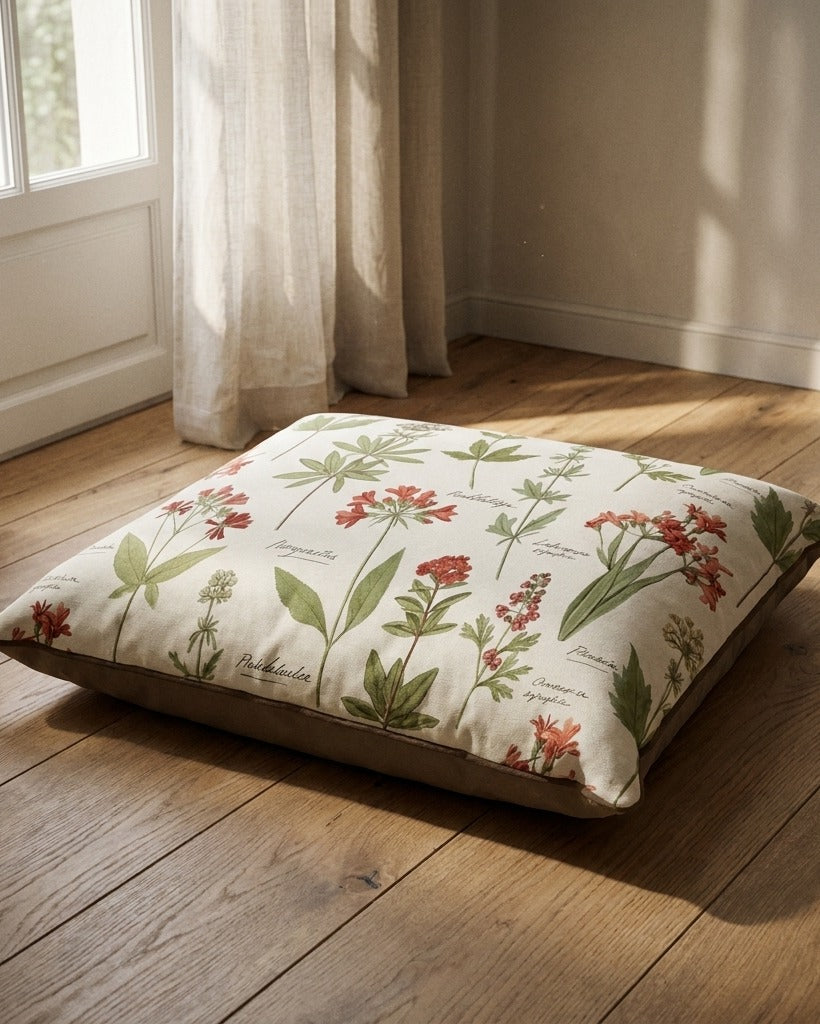 Creo Fleur Atelier — Dog Bed — Heritage Botanical Herbarium