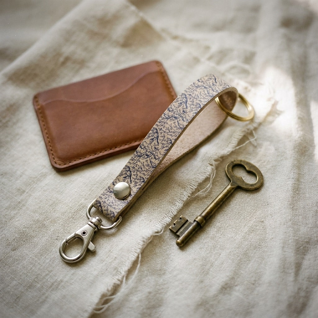 Creo Fleur Atelier — Keychain — Chinoiserie Bird Bloom