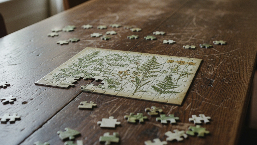 Jigsaw Puzzle Botanical Heritage Herbarium · editorial · Creo Fleur Atelier