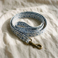 Creo Fleur Atelier — Dog Leash — Chinoiserie Blue White Weave