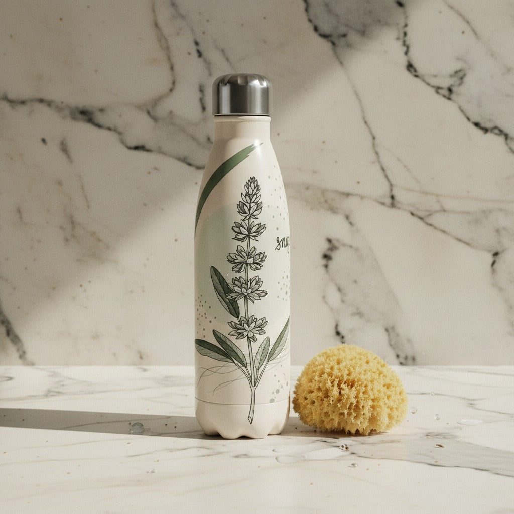 Creo Fleur Atelier — Water Bottle — Minimalist Single Herb