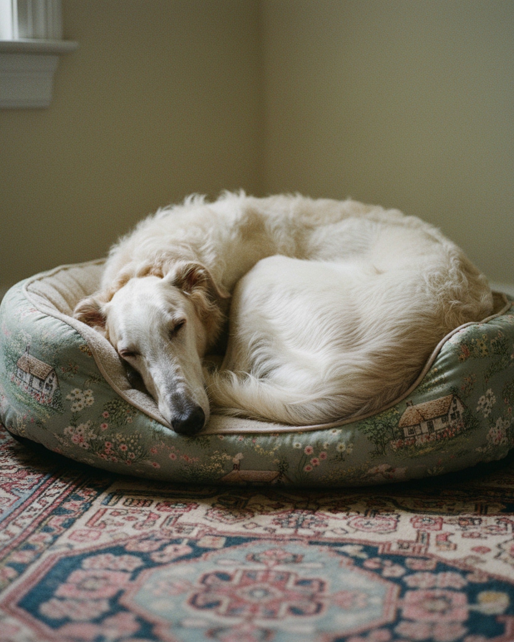 Dog Bed Wildflower Meadow Cottage · editorial · Creo Fleur Atelier