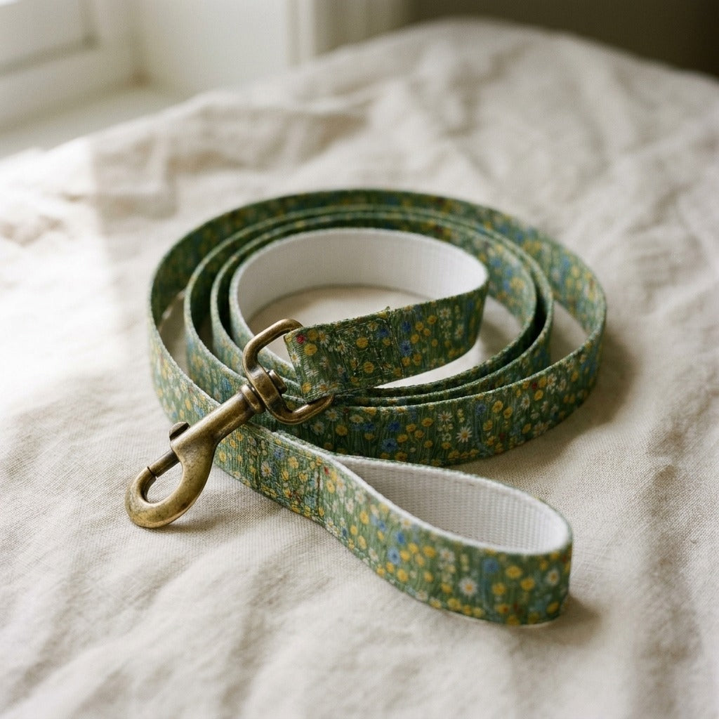 Creo Fleur Atelier — Dog Leash — Wildflower Scatter Compact