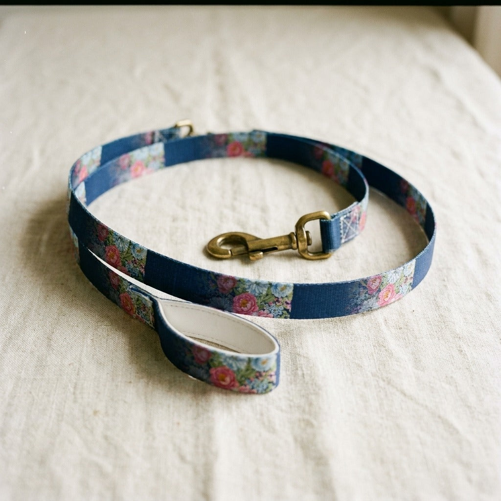Creo Fleur Atelier — Dog Leash — Watercolor Ombre Floral