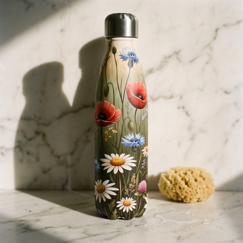 Creo Fleur Atelier — Water Bottle — Wildflower Botanical Wrap