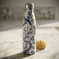 Creo Fleur Atelier — Water Bottle — Chinoiserie Blue White Motif