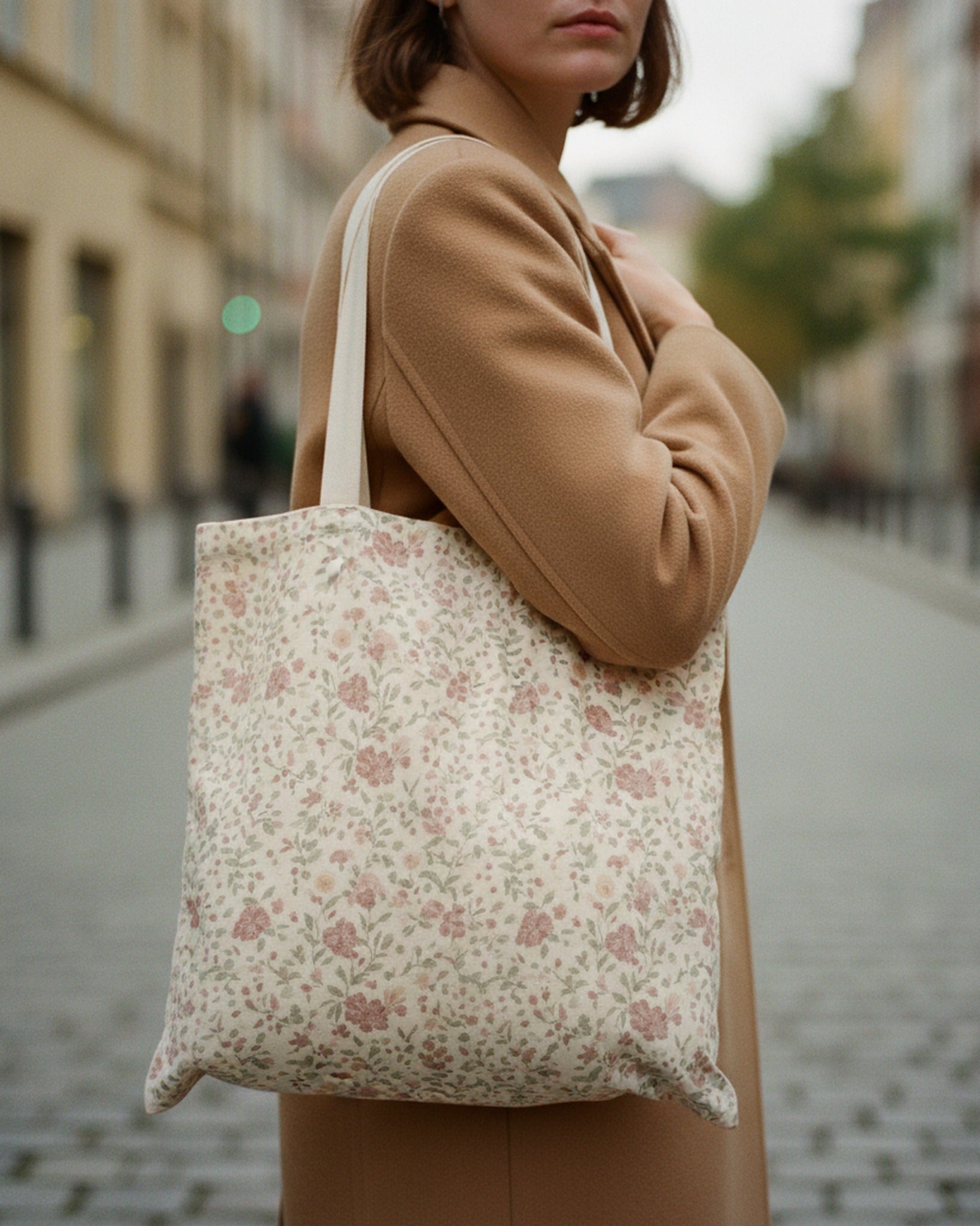 Tote Bag Ditsy Floral Contemporary · editorial · Creo Fleur Atelier