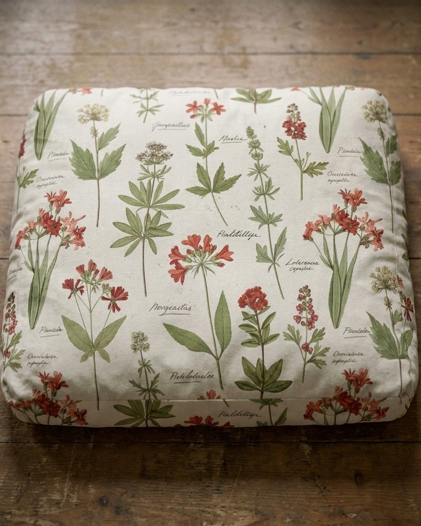 Creo Fleur Atelier — Dog Bed — Heritage Botanical Herbarium