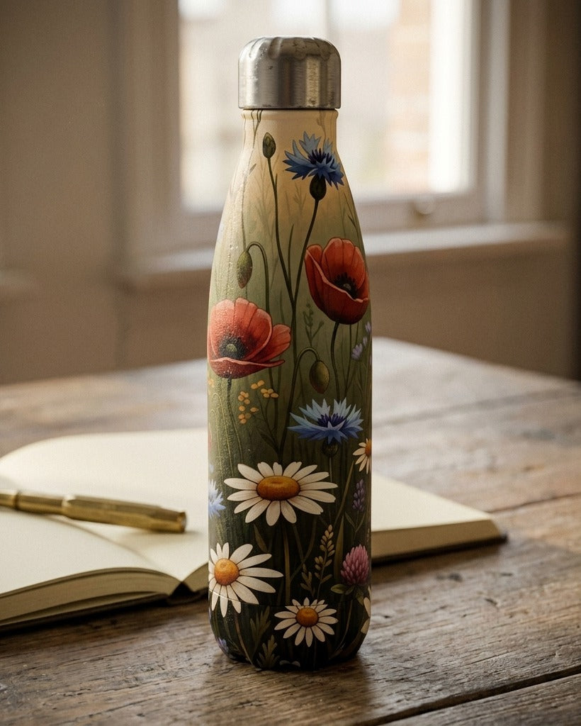 Creo Fleur Atelier — Water Bottle — Wildflower Botanical Wrap