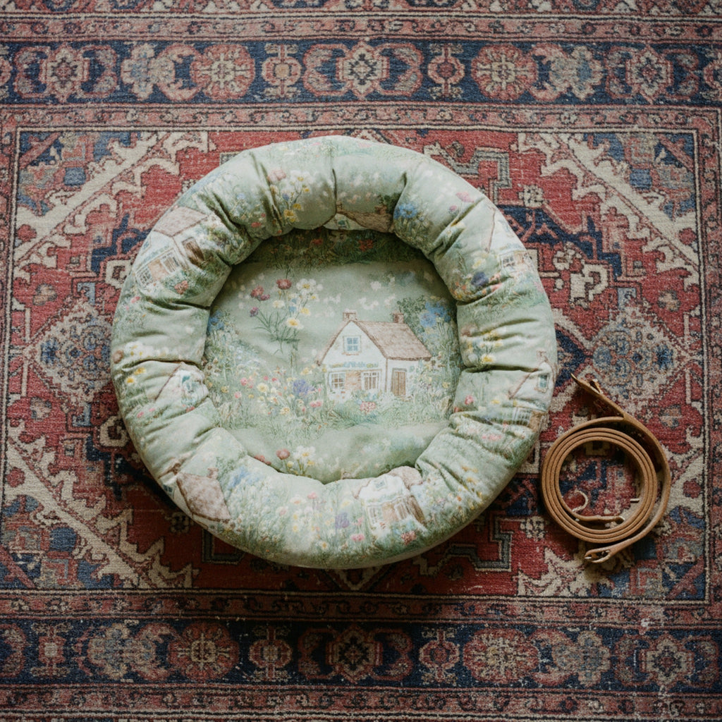 Dog Bed Wildflower Meadow Cottage · editorial · Creo Fleur Atelier