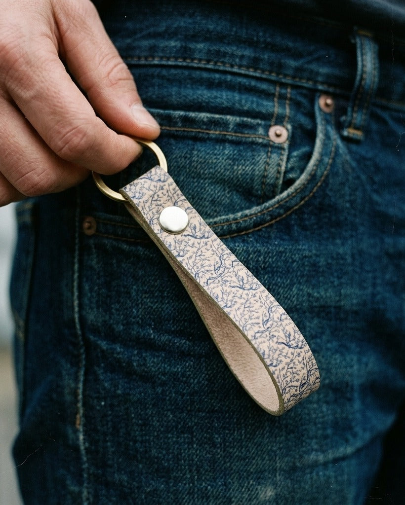 Creo Fleur Atelier — Keychain — Chinoiserie Bird Bloom