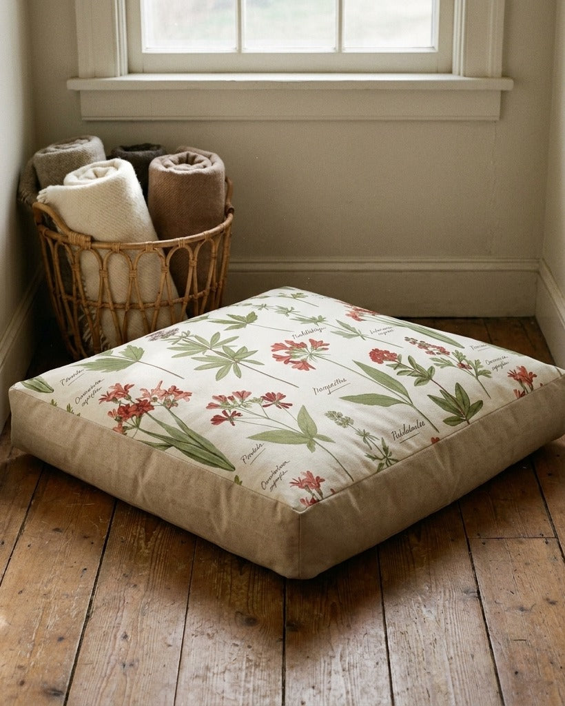 Creo Fleur Atelier — Dog Bed — Heritage Botanical Herbarium