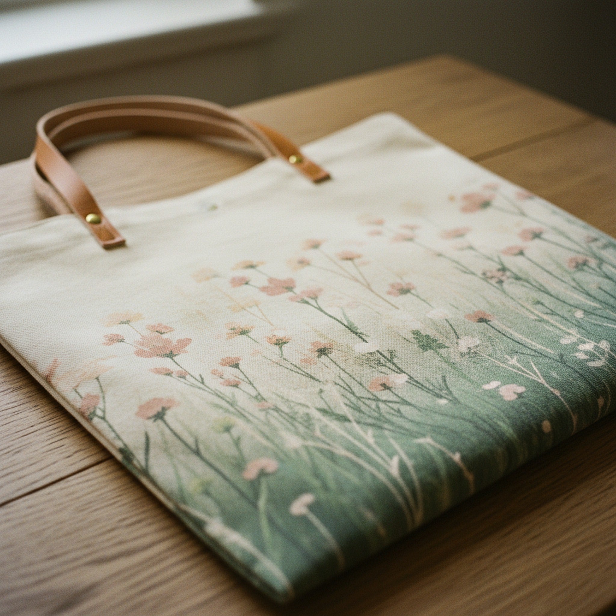 Tote Bag Wildflower Meadow Gradient · editorial · Creo Fleur Atelier