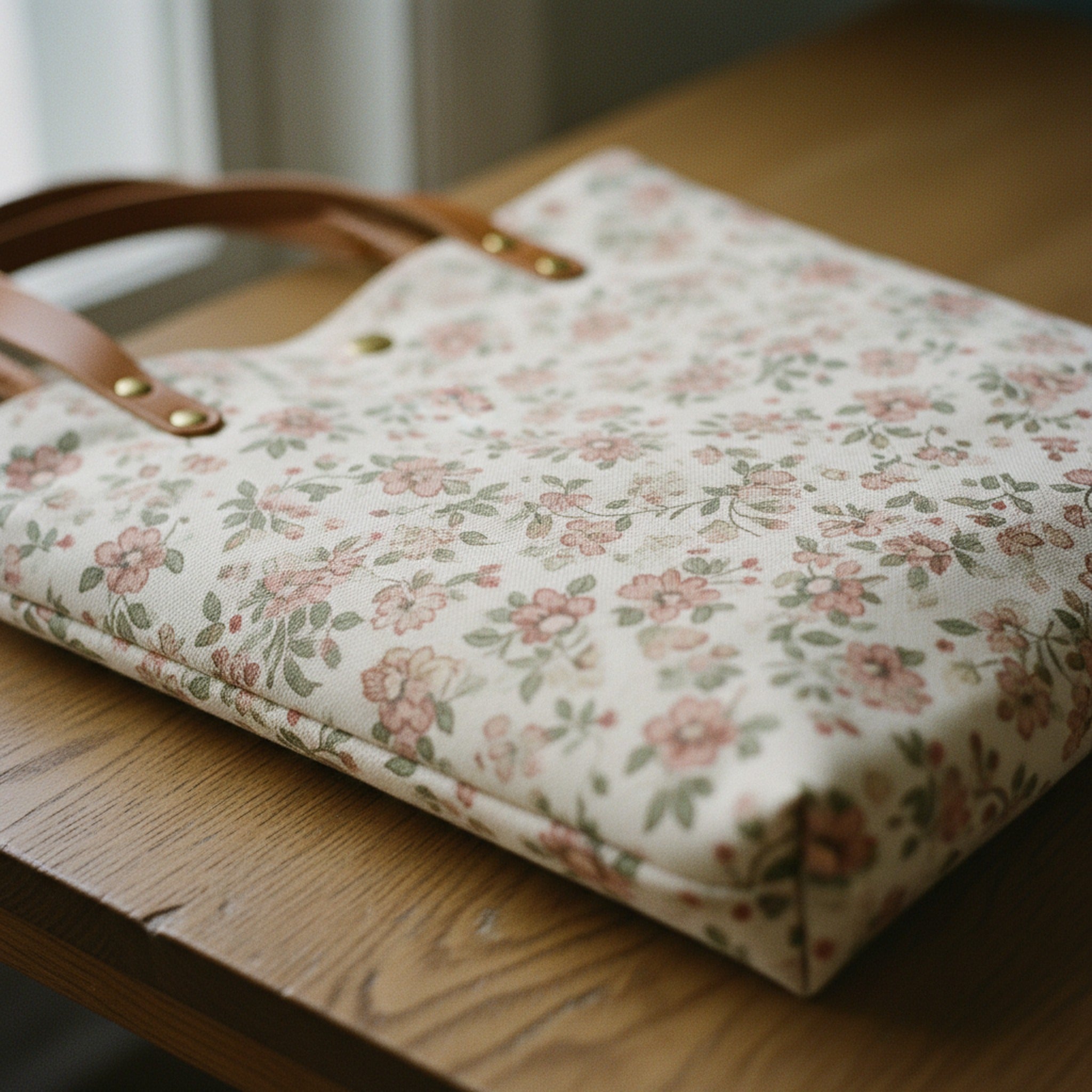 Tote Bag Ditsy Floral Contemporary · editorial · Creo Fleur Atelier