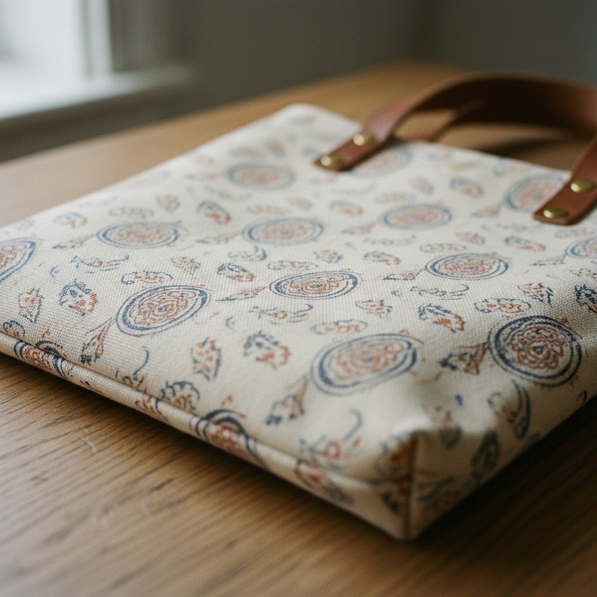 Tote Bag Muted Paisley Heritage · editorial · Creo Fleur Atelier