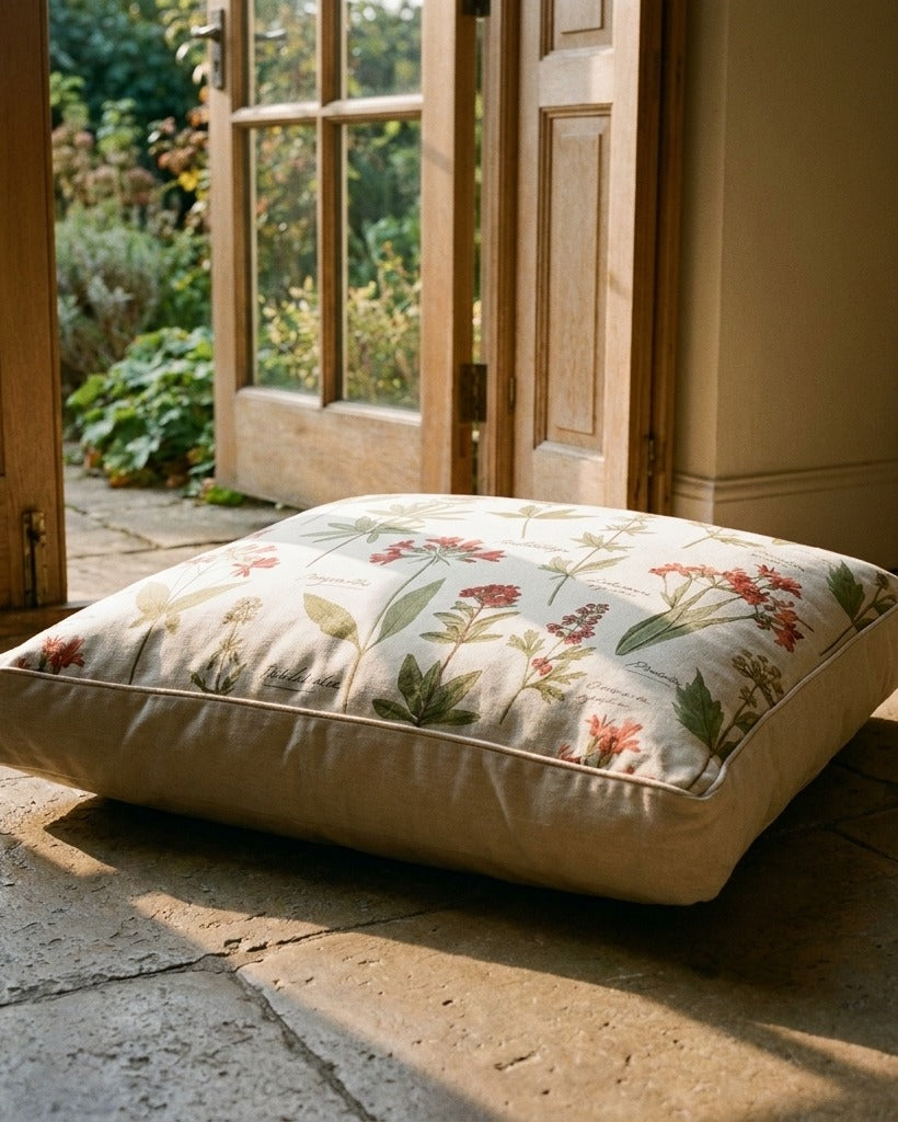 Creo Fleur Atelier — Dog Bed — Heritage Botanical Herbarium
