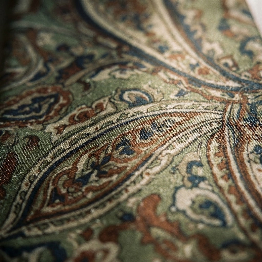 Creo Fleur Atelier — Silk Tie — Heritage Paisley Contemporary