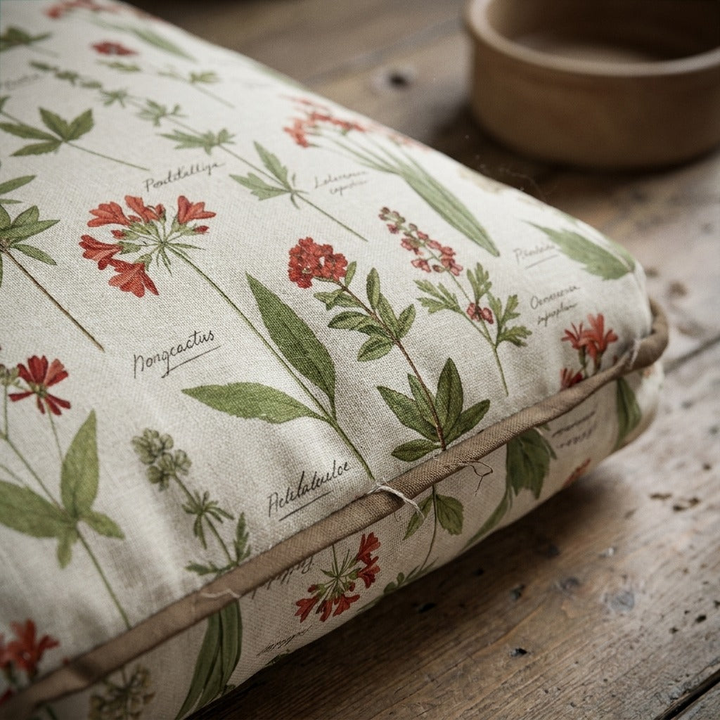 Creo Fleur Atelier — Dog Bed — Heritage Botanical Herbarium