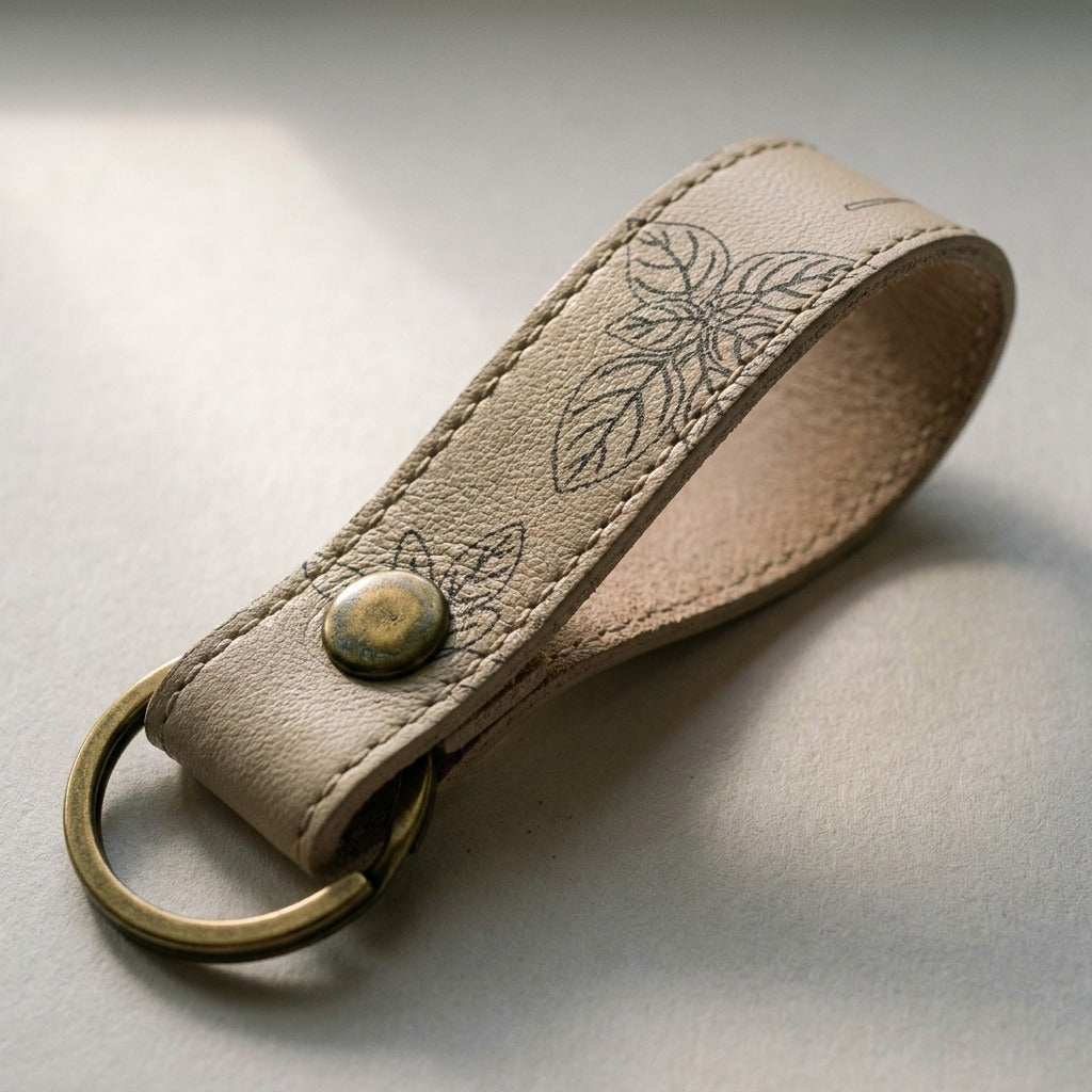 Creo Fleur Atelier — Keychain — Minimalist Herb Garden
