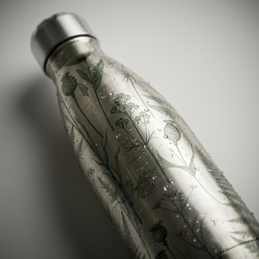 Creo Fleur Atelier — Water Bottle — Pressed Flower Memory
